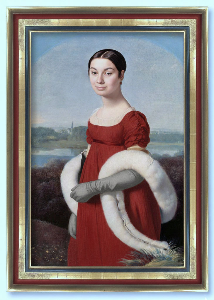 Lacydon 80 Angles gravés or fin rouge noir