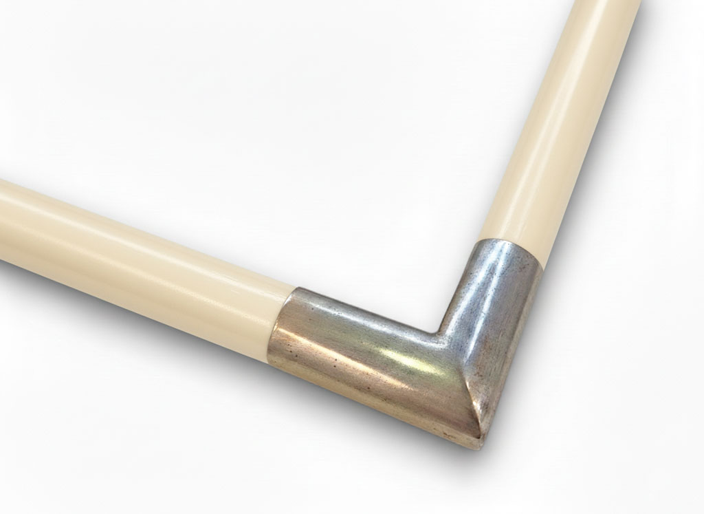 Méplat 25 Couleur angles or blanc