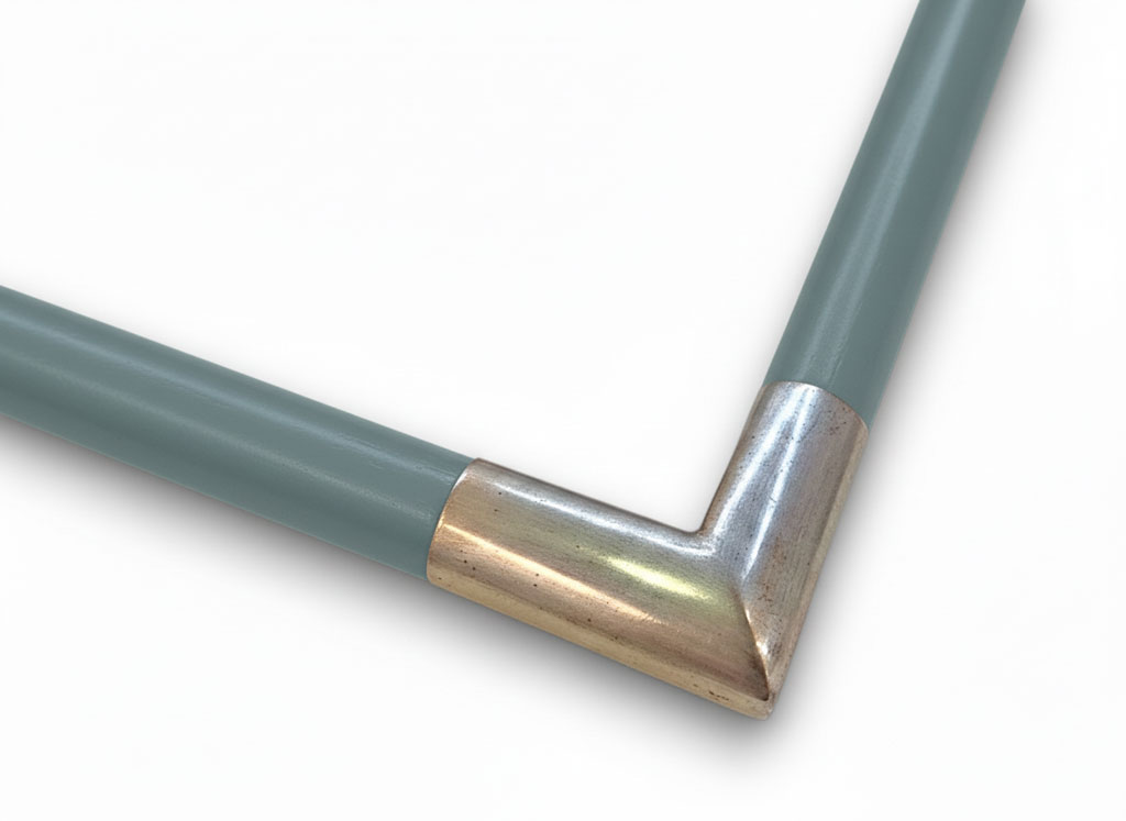 Méplat 25 Couleur angles or blanc