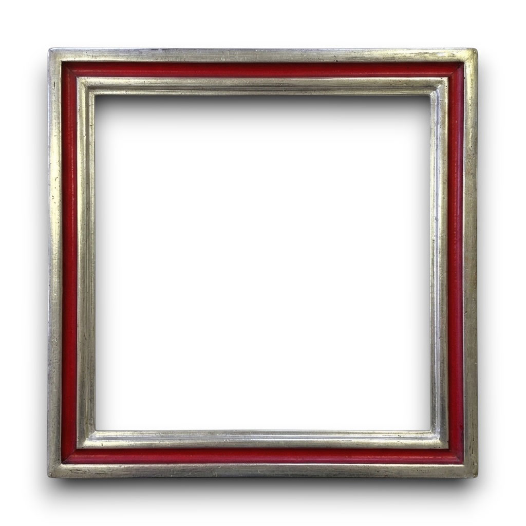 Eos L: 25 mm / H: 20 mm Rouge vif filets or blanc