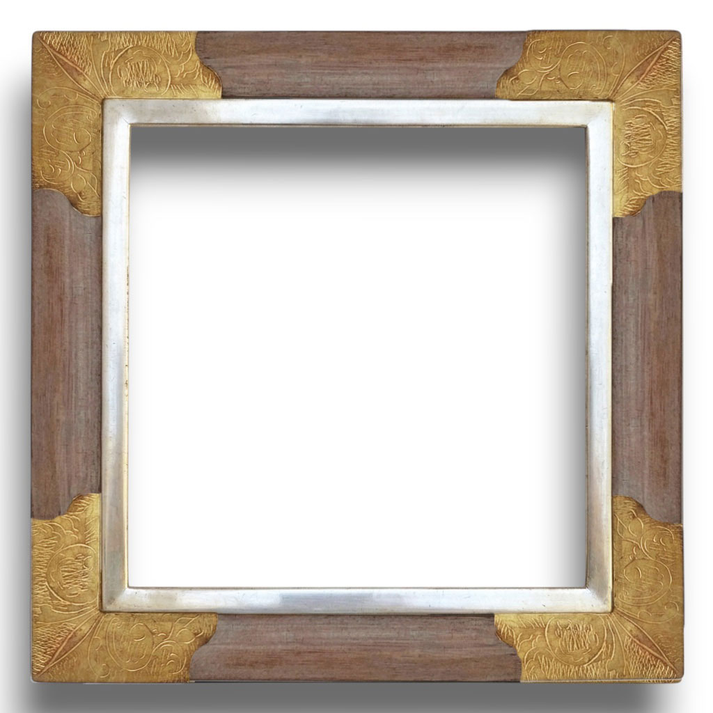 Jamaïl Angles gravés or fin filet or blanc milieu vieux blanc